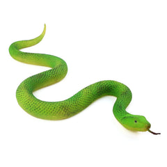 SIENON realistic python figure, 15 inch, lifelike garden decor and wildlife education.