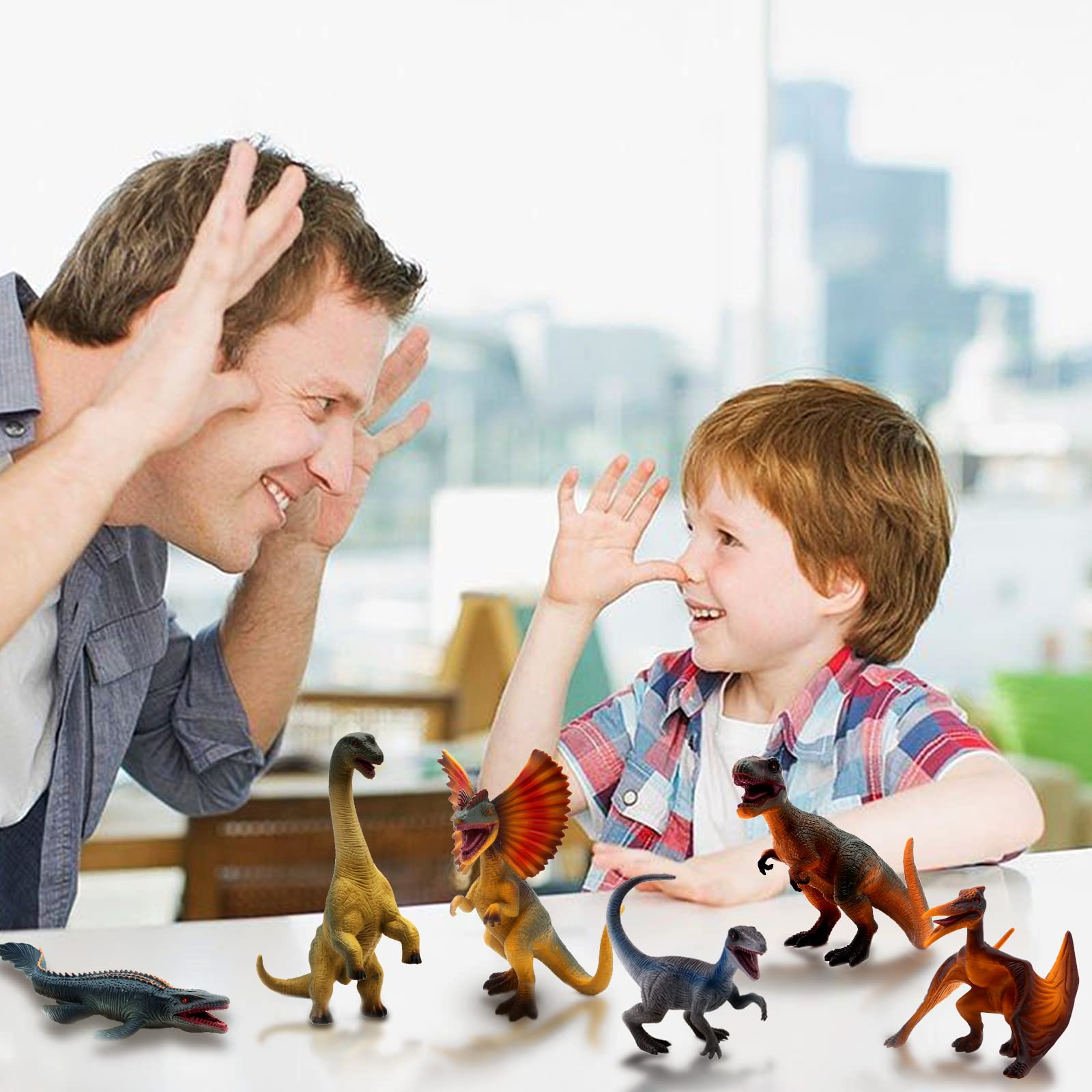 SIENON t rex figure adds drama to party displays and shelves