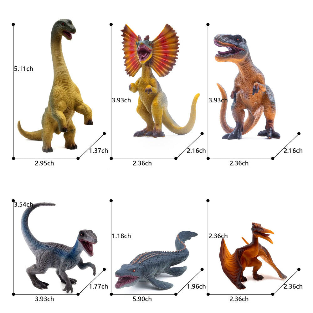 SIENON velociraptor figure ideal for imaginative play and cake toppers