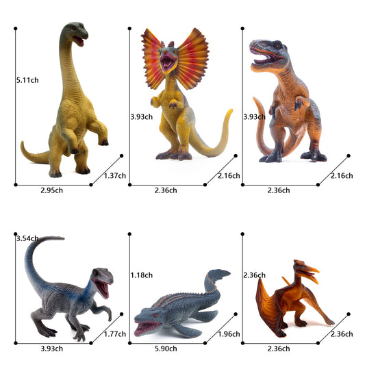 SIENON velociraptor figure ideal for imaginative play and cake toppers