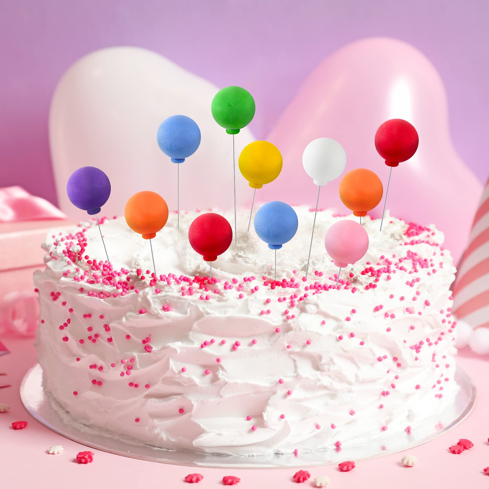 Sieral rainbow party topper kit for birthdays, baby showers, and weddings.