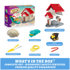 SIGHTEEDA indoor sandbox supports hands-on STEM learning through imaginative play.