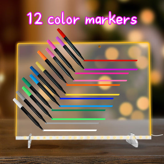 Signsxcel neon marker set with smooth writing for precise lines