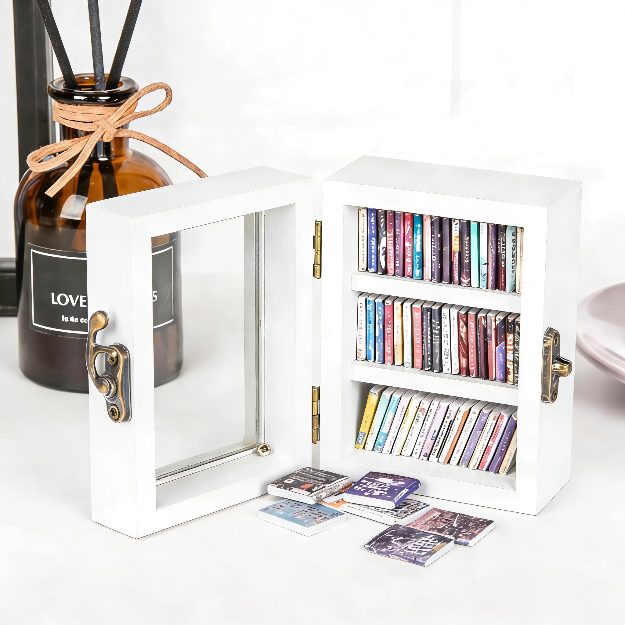 SIHPTO doll-house decor rocking shelf adds whimsy and tactile play.