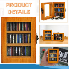 SIHPTO wooden mini-bookshelf detail highlighting craftsmanship