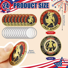 Siifert enamel Memorial Day design enhances display appeal.