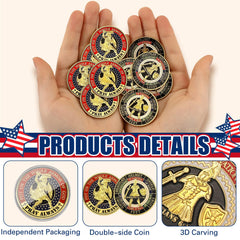 Siifert gold-plated durable coins for daily handling and display.
