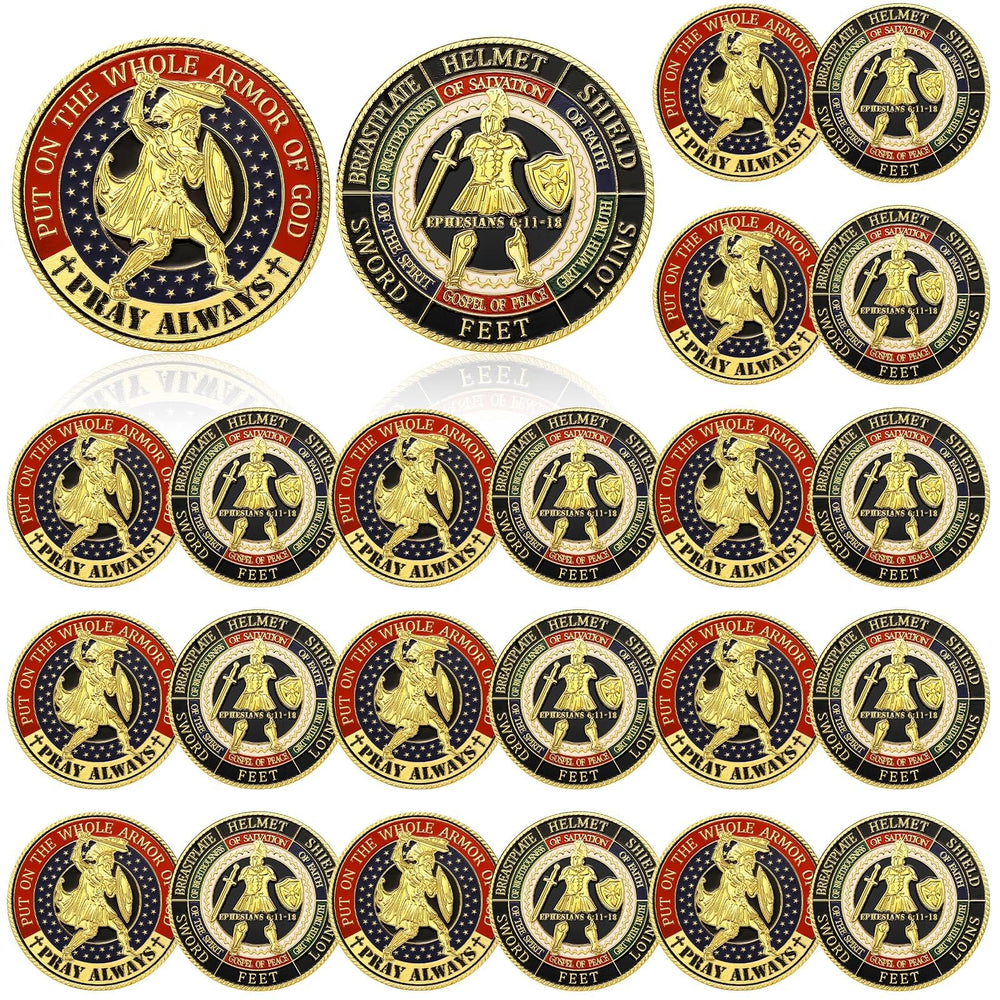 Siifert Whole Armor Coins Pack 24 for easy gifting and collection.