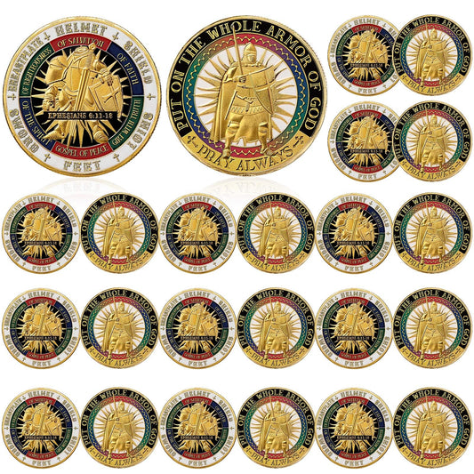 Siifert Whole Armor of God coins set for collectors and prayer practice.