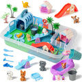 Sikmcle pet sensory bin setup enables organized, imaginative play.