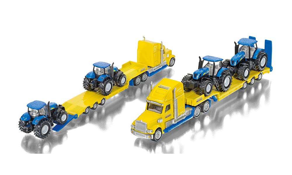 Siku 1805 blue New Holland tractors detailed for authentic farm scenes.