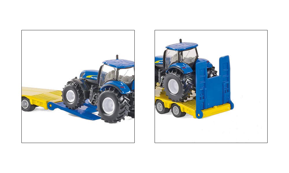 Siku 1805 lorry movable tailgate for realistic loading and unloading.