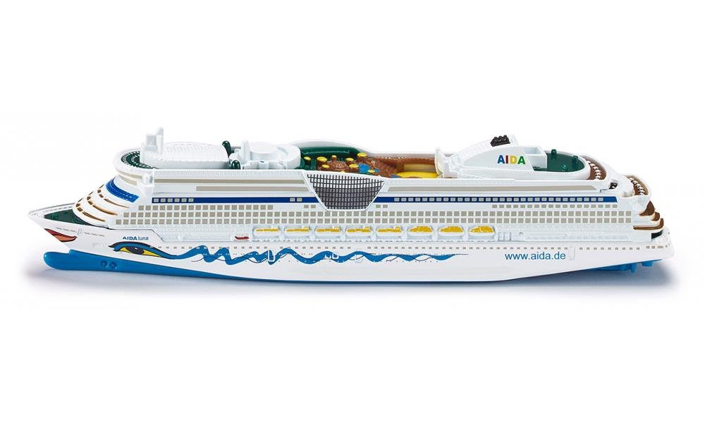 Siku AIDALuna cruise ship 1:1400 scale model for play and display.