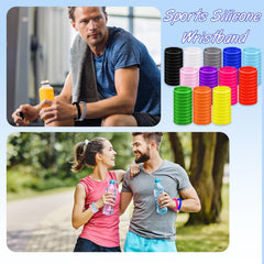 Gift-ready bundle of color silicone wristbands.