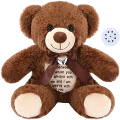 Silipull 12-inch bear with soft plush for cozy cuddling.