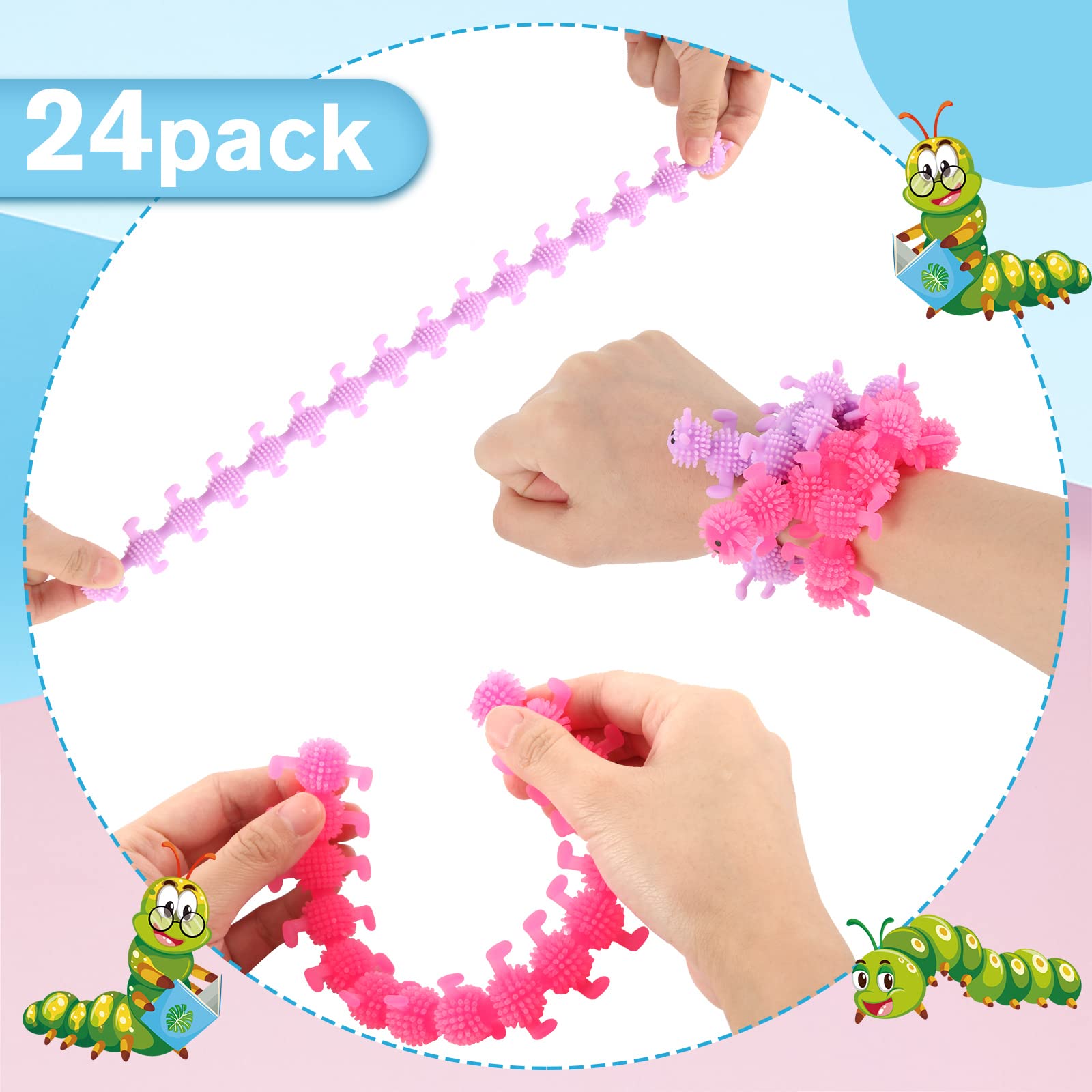 Silipull 24-piece set offers colorful options for shared play