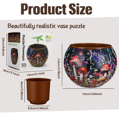 Silipull 3D Puzzle Vase stand ready to support floral arrangements