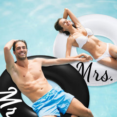 Silipull engagement gift idea with coordinated bride and groom floats.