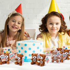 Silipull Jesus Loves You Beary Much soft PP cotton plush for cozy cuddles.