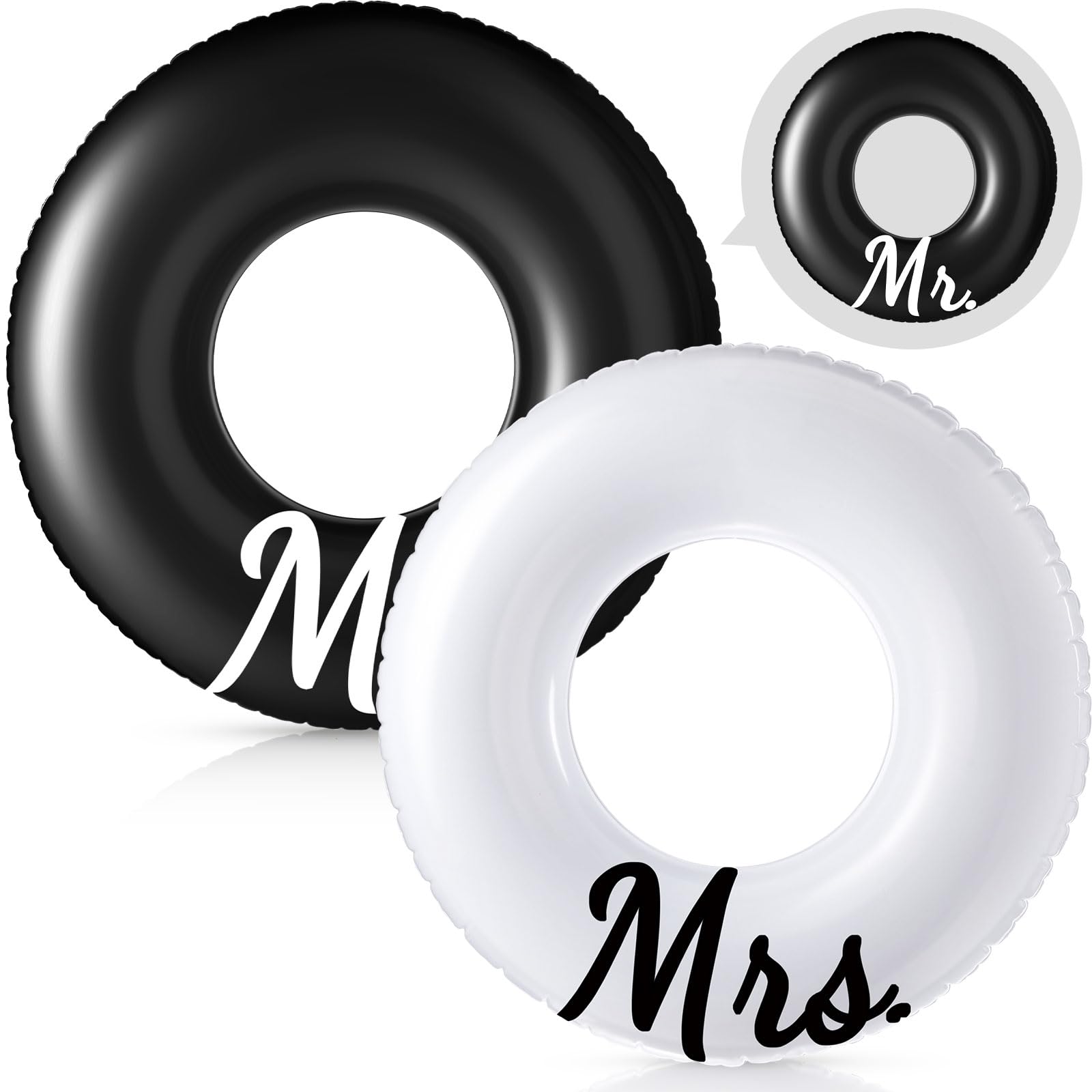 Silipull Mr. 48-inch pool float ready for stylish groom-ready pool fun.