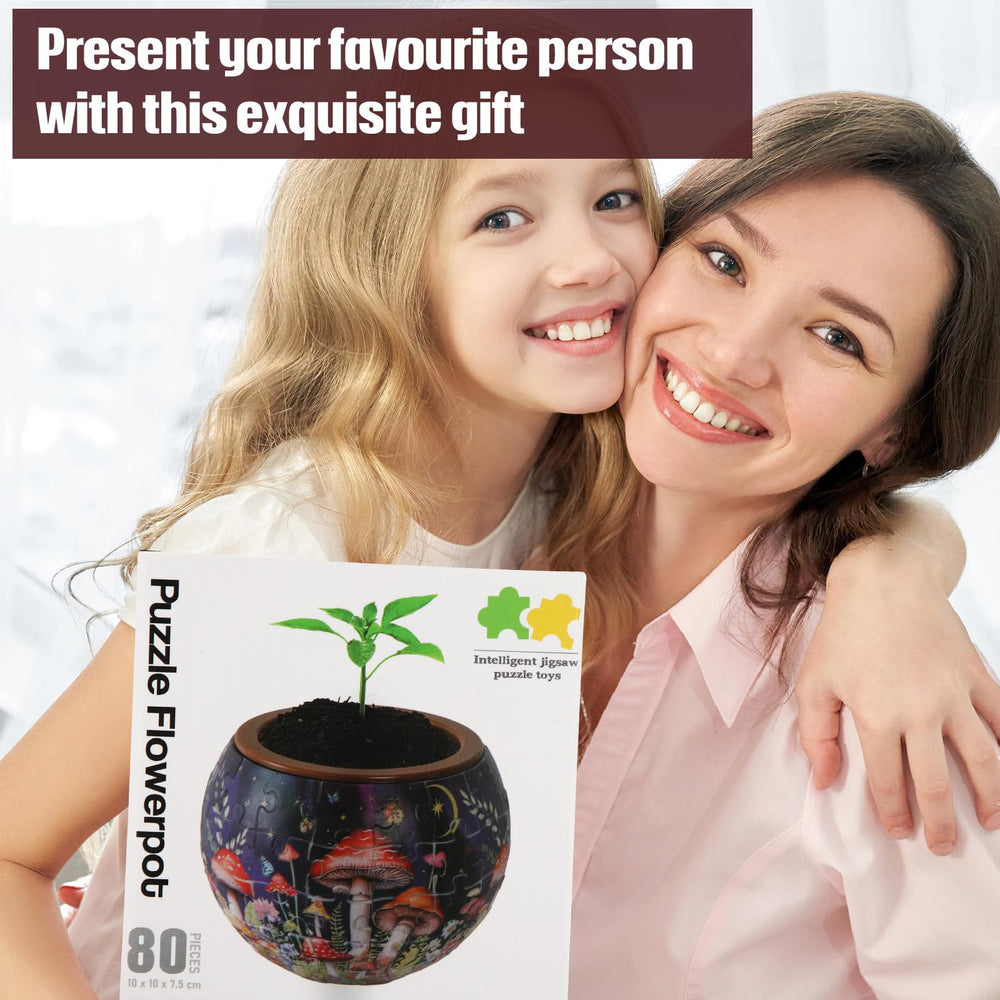 Silipull puzzle vase packaging highlighting the DIY design
