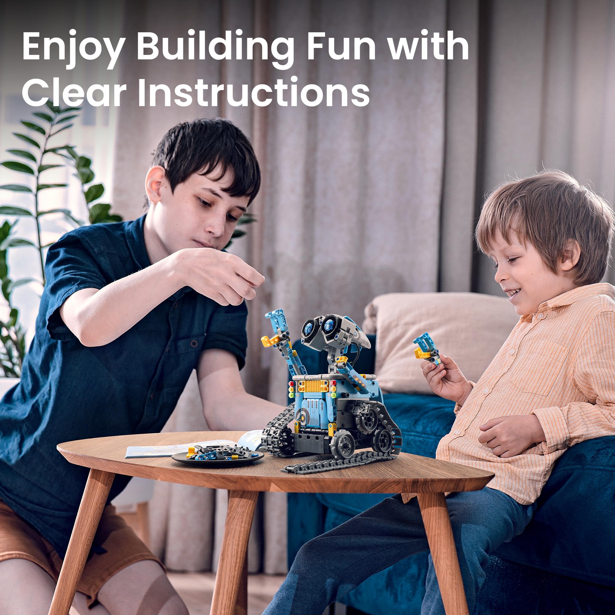 Sillbird robot-building-kit rechargeable-battery ensures longer play sessions between charges.