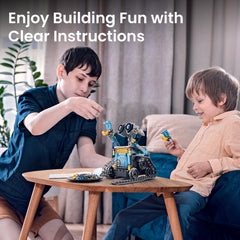 Sillbird robot-building-kit rechargeable-battery ensures longer play sessions between charges.