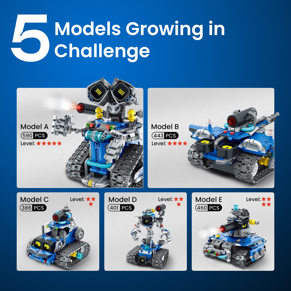 Sillbird STEM robot colorful build manual guides confident independent assembly.