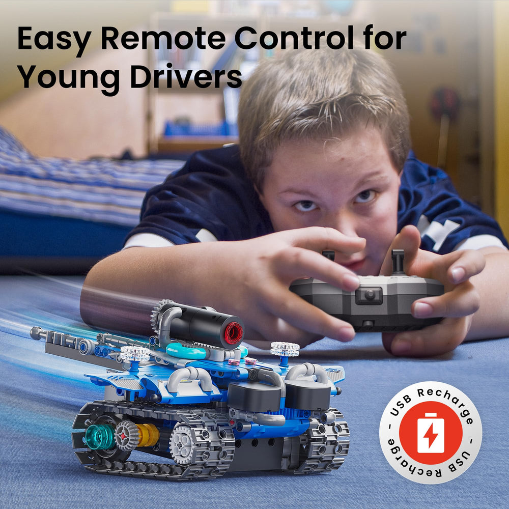 Sillbird STEM robot 596-piece set fuels step-by-step building and imagination.