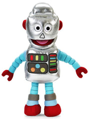 Silly Puppets 14-inch robot hand puppet front view for expressive storytelling