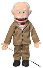 Silly Puppets 25-Inch Pops Peach Grandfather front view for stage performances