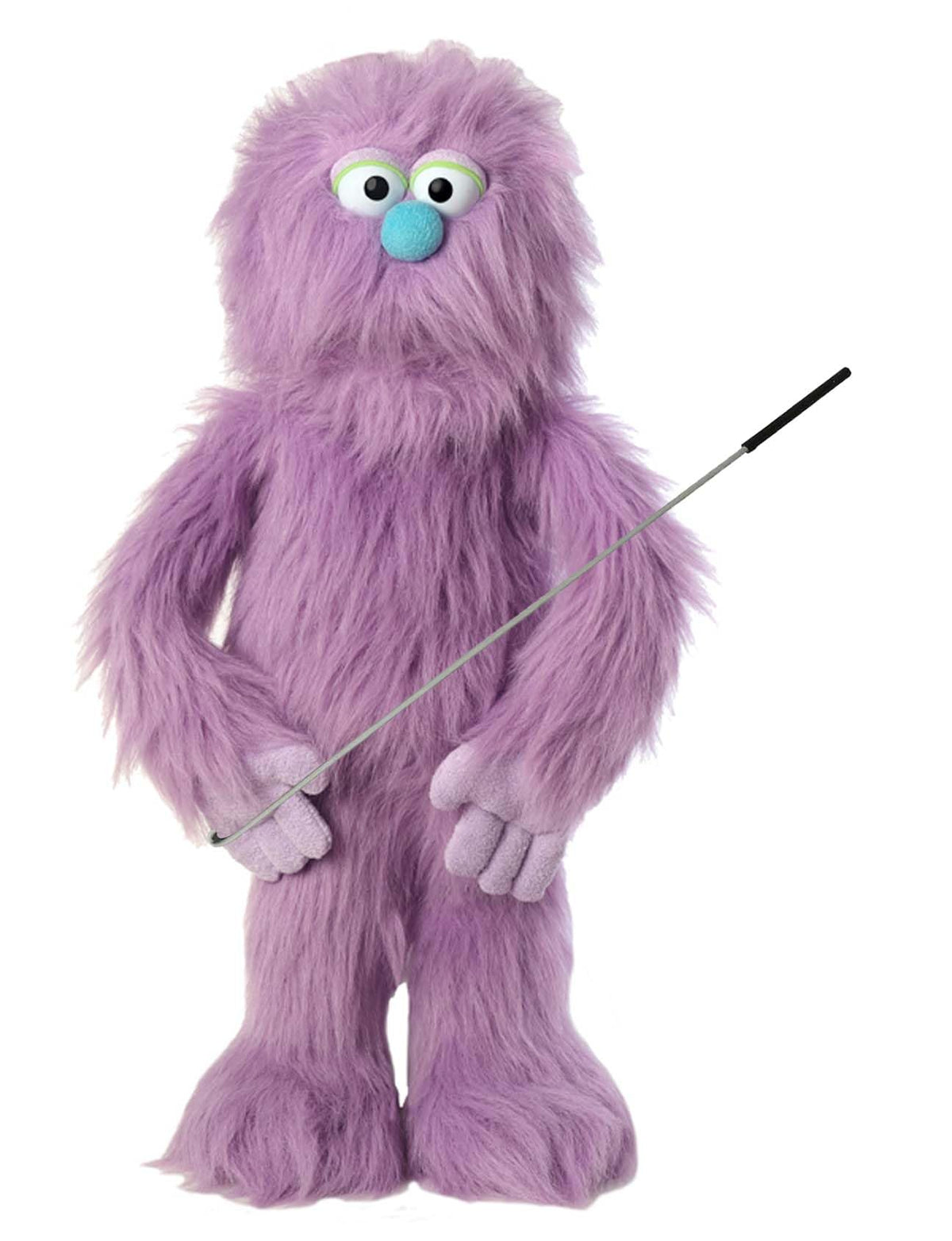 Silly Puppets 30-inch purple monster full-body puppet for stage performances