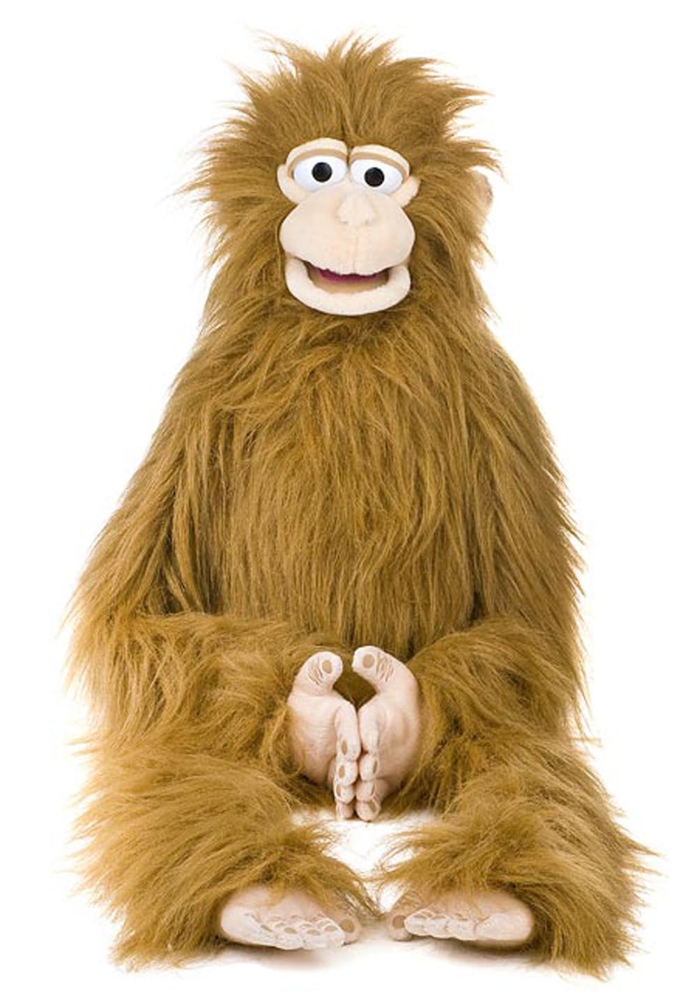 Silly Puppets 38-inch monkey wrap-around waist ventriloquist puppet for dynamic performances.