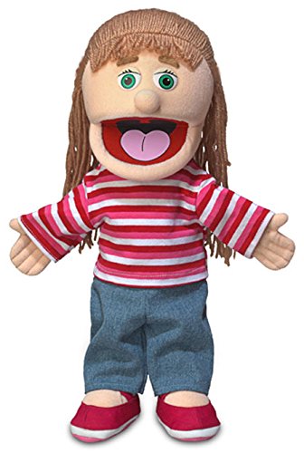 Silly Puppets Emily Peach Girl hand puppet for imaginative play and storytelling