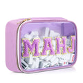 SilTriangle empty Mahjong tile bag in clear PVC keeps tiles visible and protected.