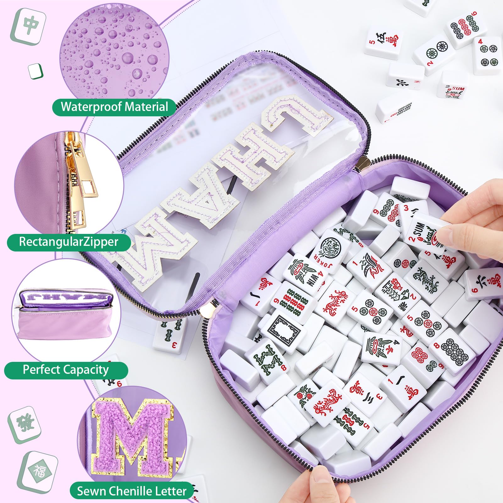 SilTriangle waterproof top and bottom nylon protects contents during travel.