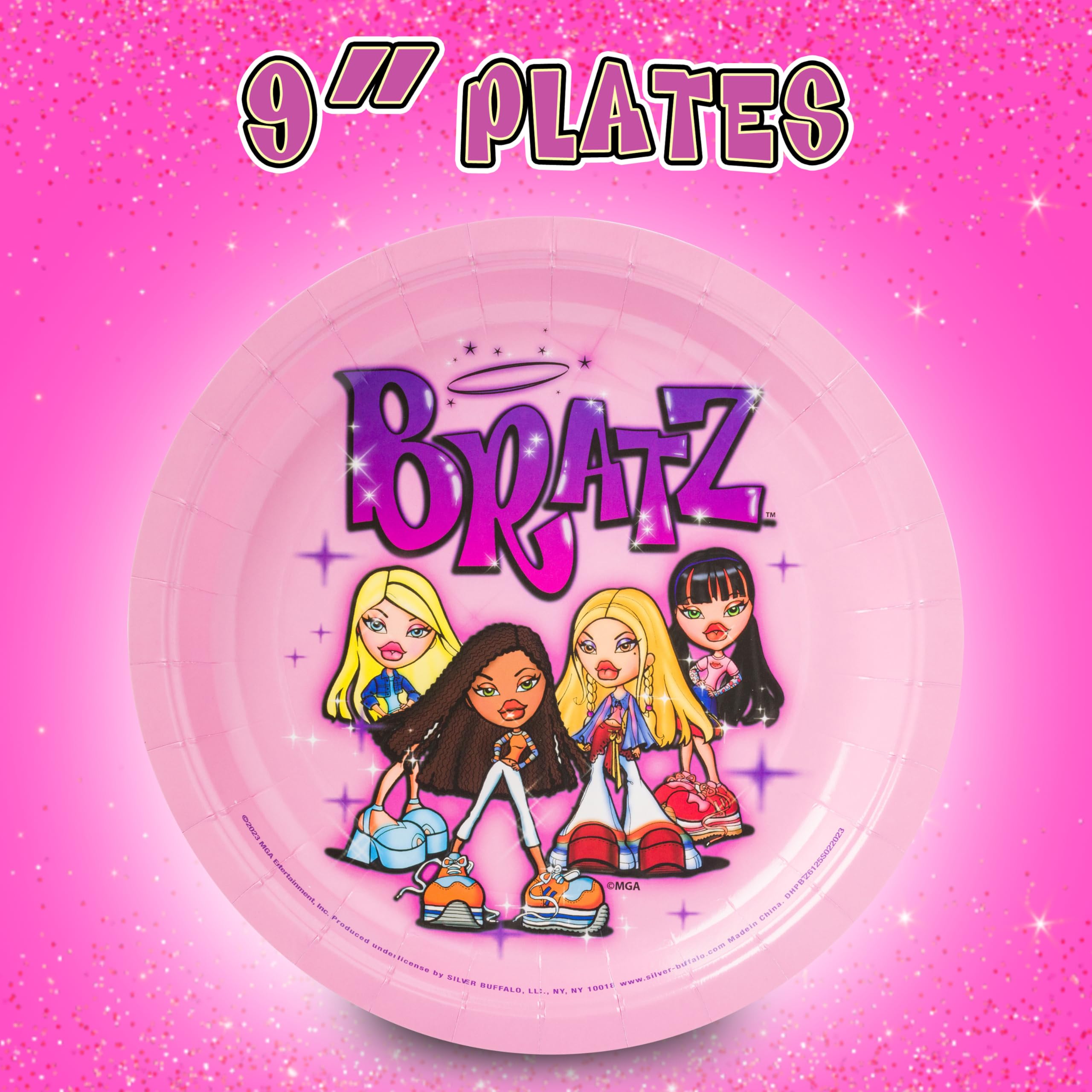 Official Bratz packaging by Silver Buffalo for licensed merch and reliability.