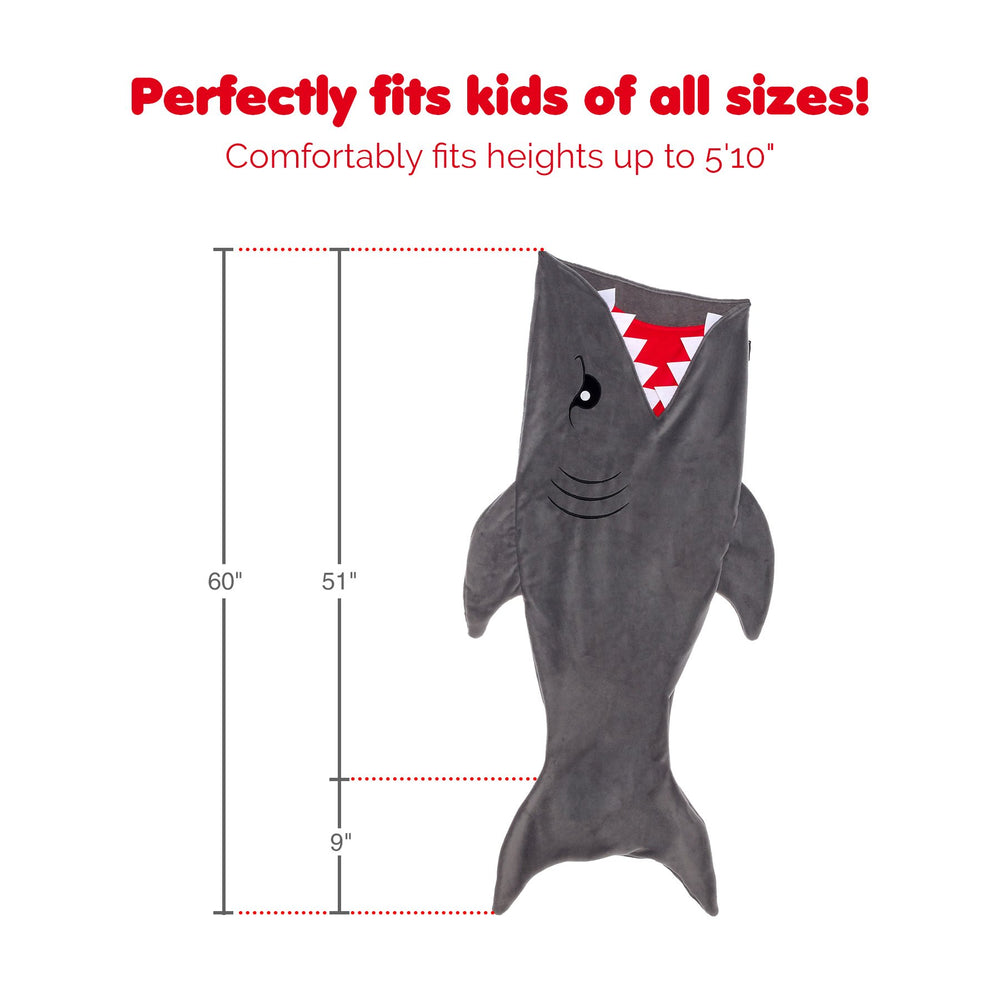 Silver Lilly Shark Tail Blanket easy-care wash keeps looks fresh after adventures.