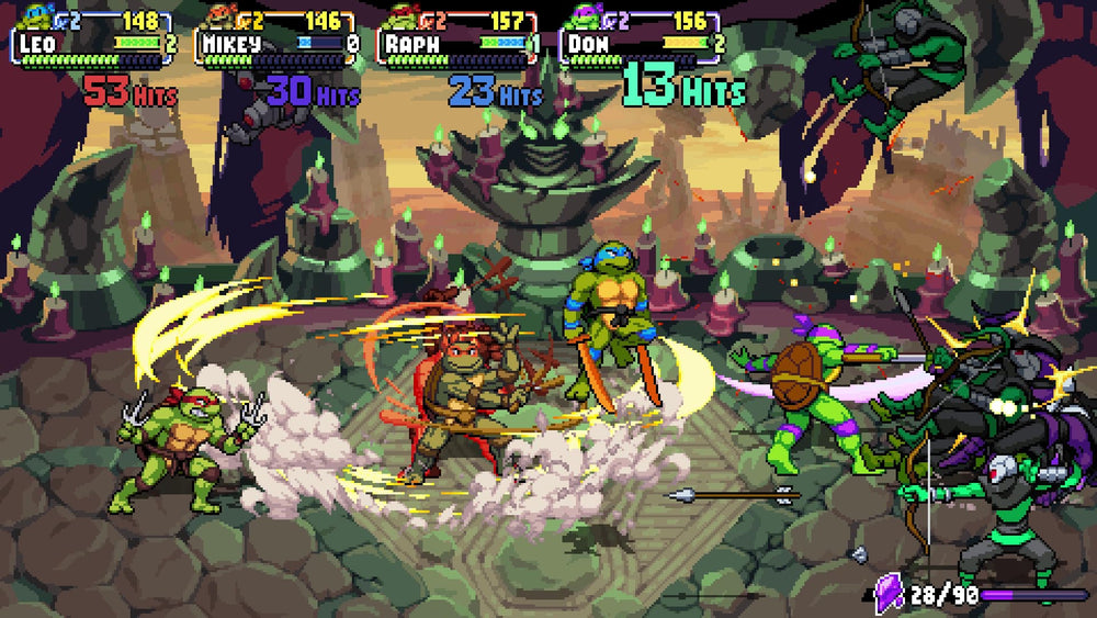 Silver Lining Interactive TMNT Shredder's Revenge Ultimate Edition Dimension Shellshock DLC promote dimension hopping.
