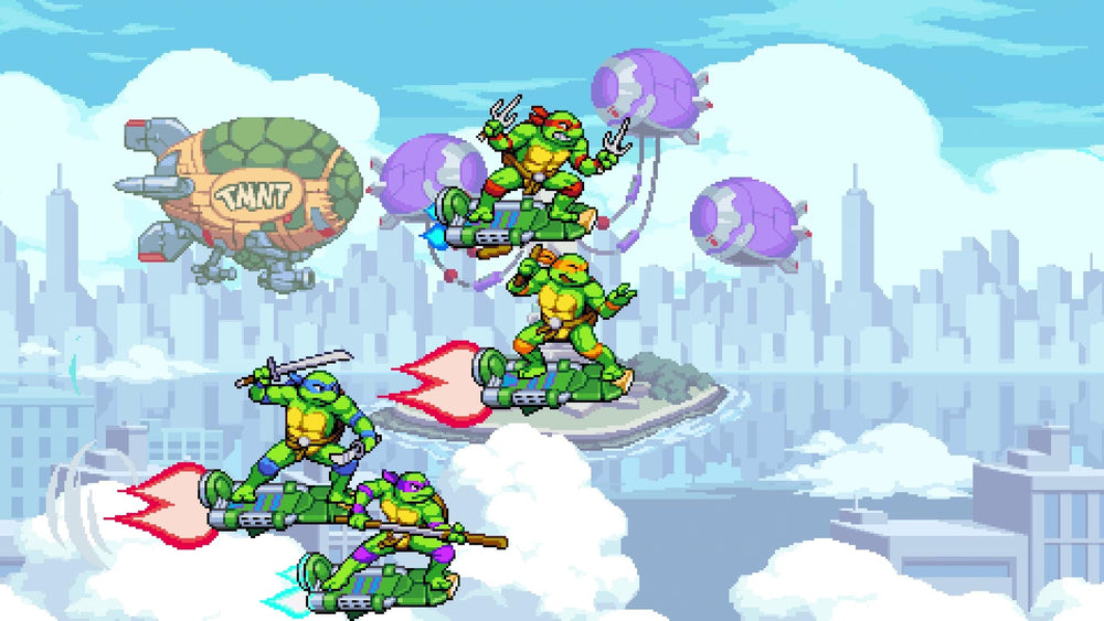 Silver Lining Interactive TMNT Radical Reptiles DLC scene with new playable characters.