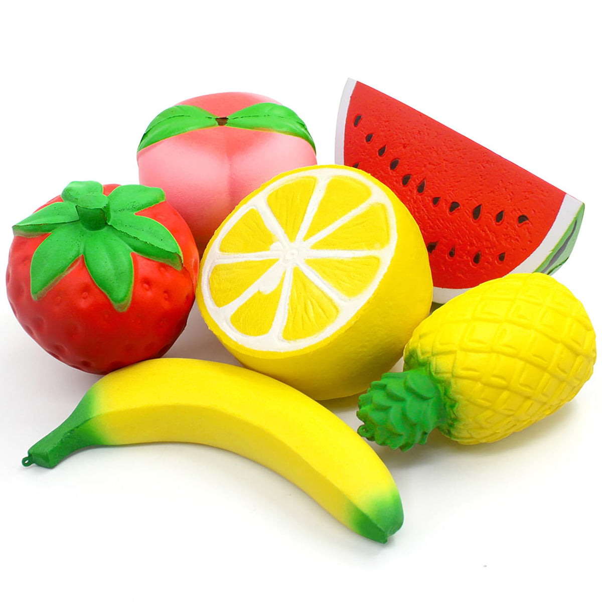 SILVIA Lemon Squishy: bright lemon slow-rise toy for desk stress relief and focus.