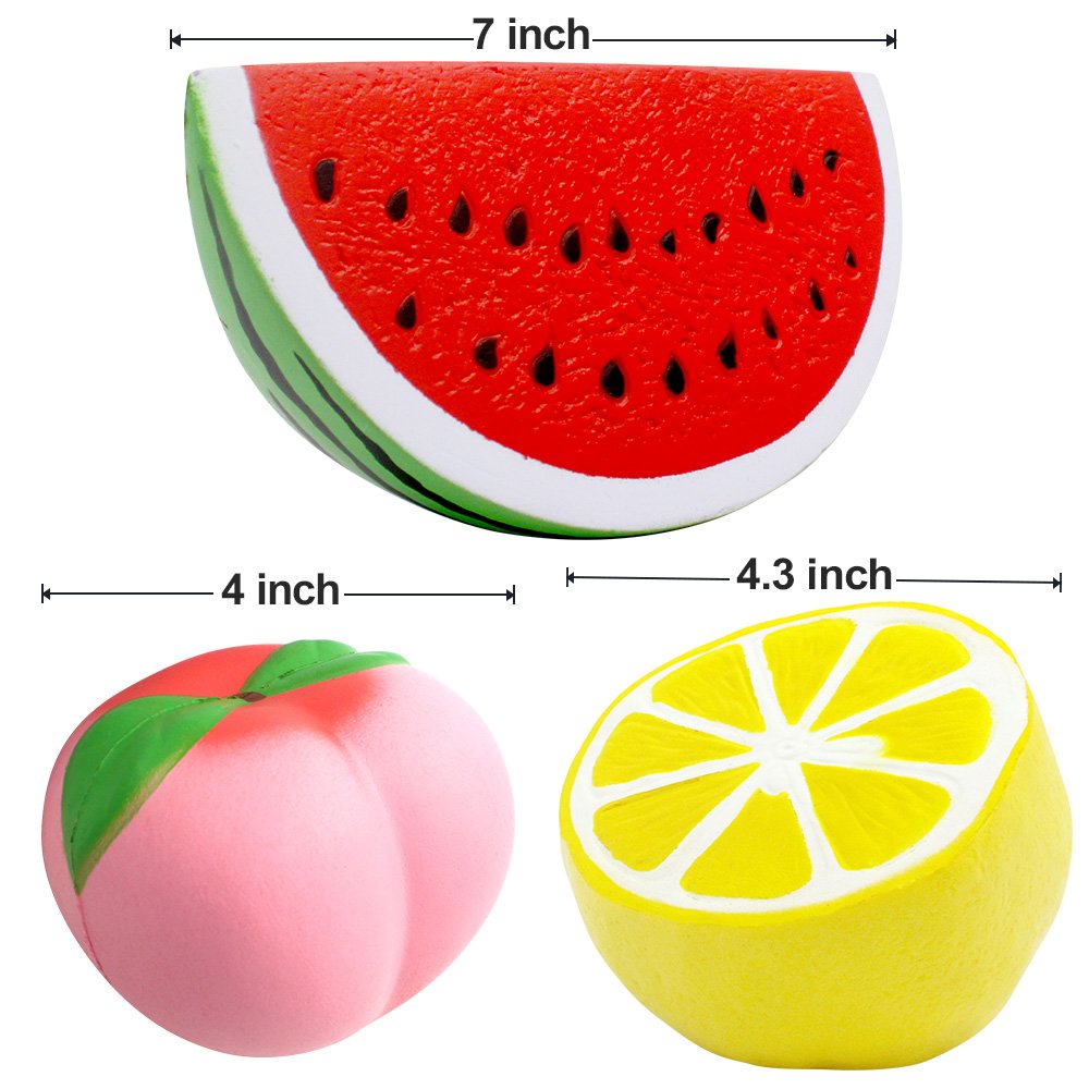 SILVIA Peach Squishy: soft scent toy ideal for sensory play and calm moments.