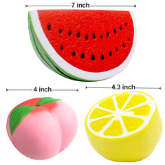 SILVIA Peach Squishy: soft scent toy ideal for sensory play and calm moments.