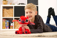 Leroy being hugged by a child demonstrates portable Disney friend