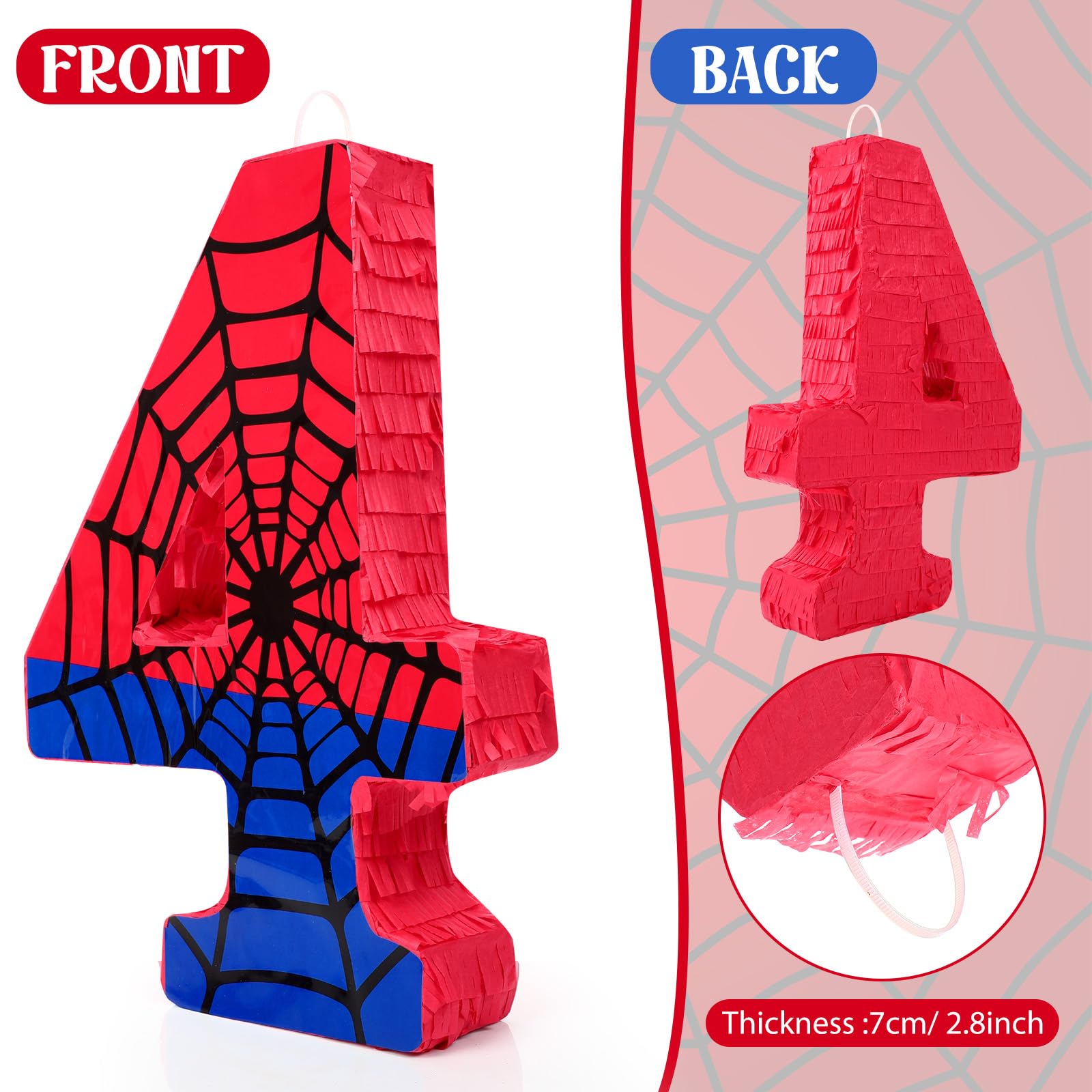 Simgoing Corrugated Cardboard Pinata, durable setup ready for spirited party moments.