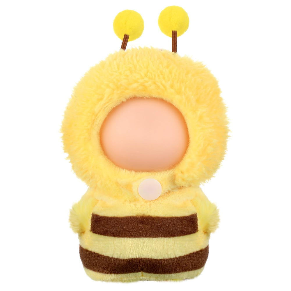 Simgoing bee-costume-on-10cm-doll enhances display appeal.