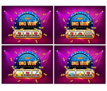 Simimi art Casino Night scratch-off cards with casino visuals for engaging party games.