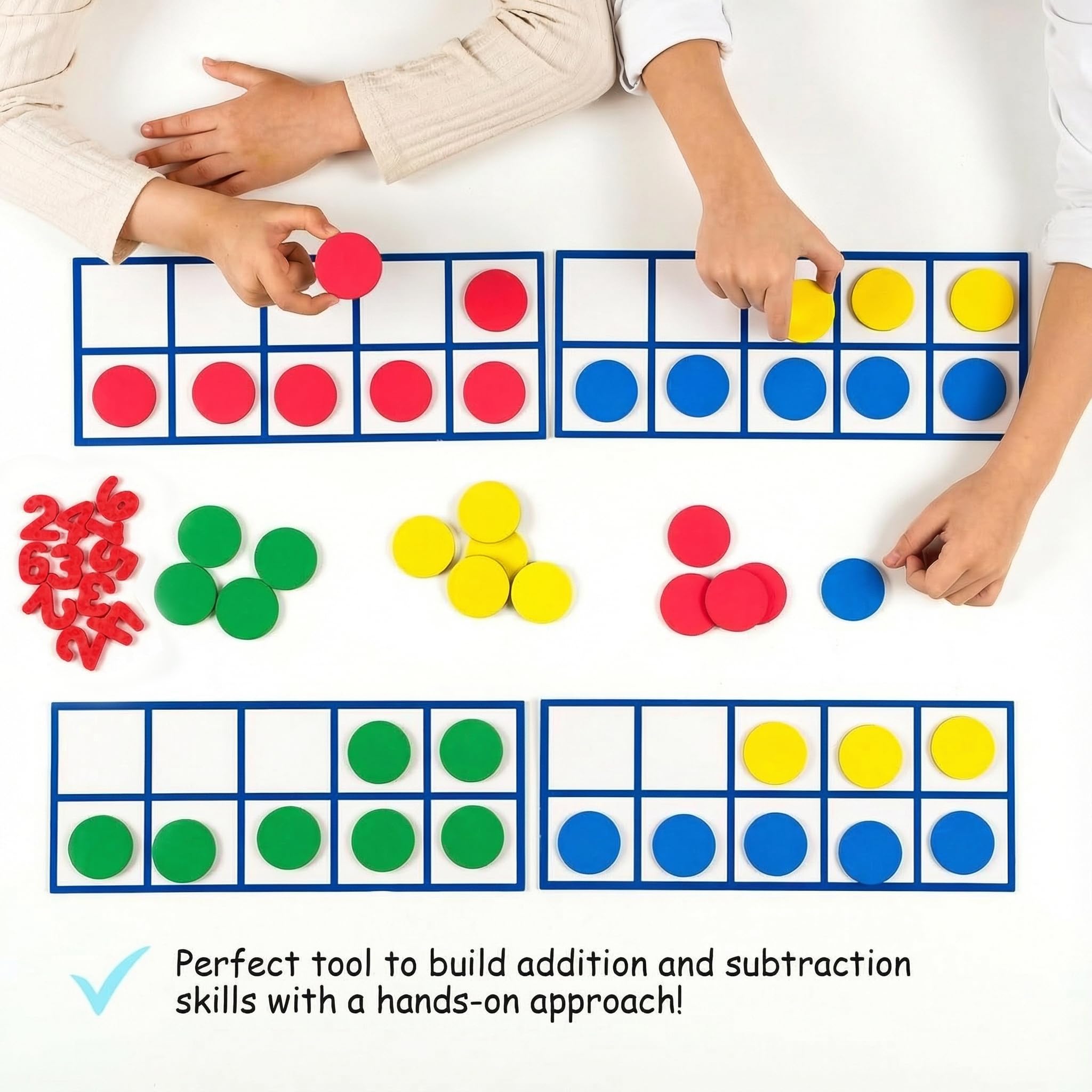 Simply Magic 44 counters with four frames prepared for hands-on learning