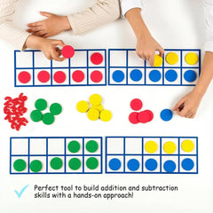 Simply Magic 44 counters with four frames prepared for hands-on learning