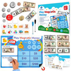 Simply Magic play money bills for classroom counting and math practice